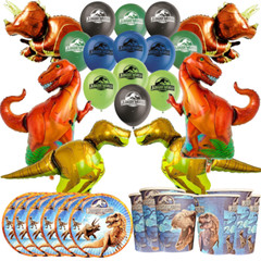DINOSAUR JURASSIC WORLD PARK TOPPER CUPCAKE decoration party balloon supplies