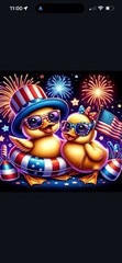 MUST HAVE! So Cute! BUY BULK! 🇺🇸 “CELEBRATE 250” Qty: 72 PATRIOTIC DUCK TRIO!