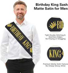 60Th Birthday Decorations, Black Gold 60Th Birthday Decorations for Men, Back in