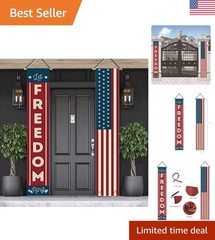 Durable Oxford Fabric Patriotic Banner Set – Perfect for Holiday Gatherings