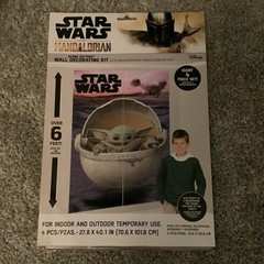 Star Wars Mandalorian Scene Wall Decorations Lot
