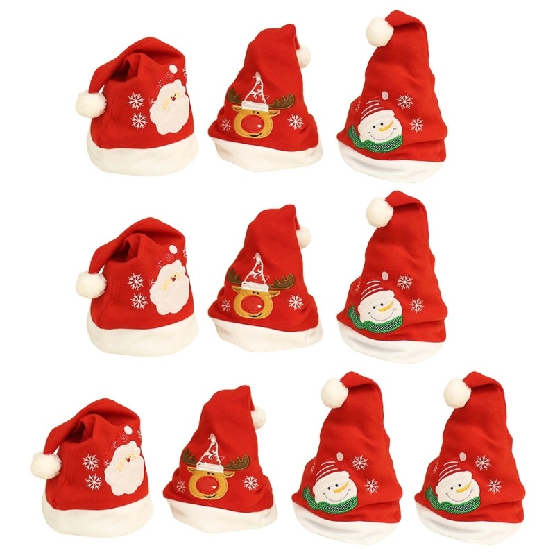 Novelty Santa Hat Christmas Hats for Christmas Celebration for Unisex Adults