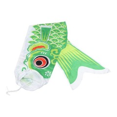 Japanese Carp Windsock Fish Flag Kite Satin 100cm Colorful Garden Ornament