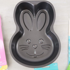 Large Easter Spring Bunny Party Supply Lot Napkins plates table cloths Bags Pan