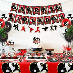 Obussgar Karate Birthday Party Decorations – Karate Party Supplies Includes