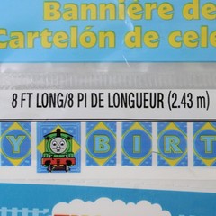 Party Express Gullane Thomas & Friends Celebration Banner 8 Ft Long