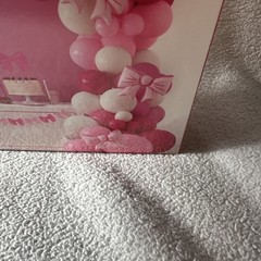 86pc Party Hero Sweet Bow All In One Decor Set Pink 8ft Balloons Garland