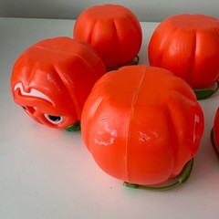 Sun Hill Halloween Pumpkin Candy Buckets Treat Holders Party Favors Set of 5