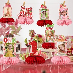 Strawberry Birthday Decorations, Strawberry Sweet One Party Decorations Honey…