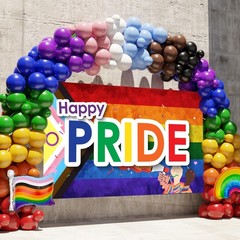 Pride Decorations, 157PCS Pride Balloon Garland Arch Kit with Large Backdrop …