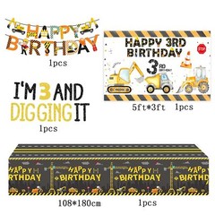 90 Pcs Dump Truck Party Decorations for Boys Baby .Construction 3rd Birthday …