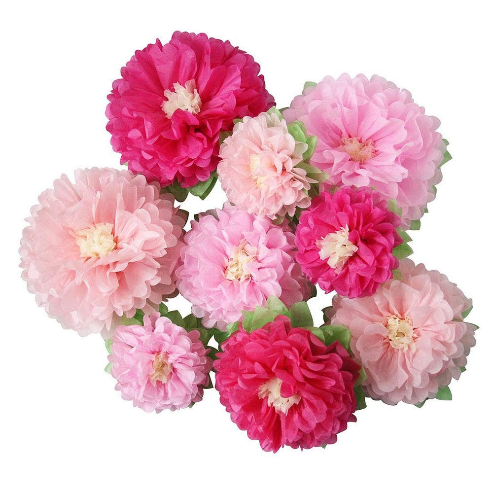 Pink Flower Wedding Centerpiece Party Backdrop Nursery Room Wall Home Decorat…
