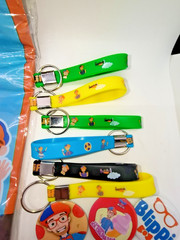 13 pcs Blippi Party Decorations, Table Cover Cloth, Favors, Key Chains, Buttons