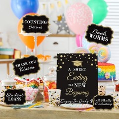 Graduation Candy Buffet Labels for Grad Party Decorations, Graduation Candy Bar