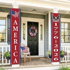 All-Occasion Patriotic Hanging Banners – 250th Anniversary for Indoor & Outdoor