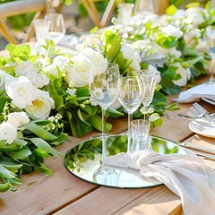 24 PCS 6 Inch Round Mirror Centerpieces Flat Circle Candle Plates Trays DIY