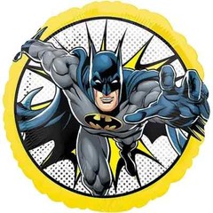 Batman Birthday Party Decorations Jumbo DoubleBanner Balloons 1 to 9 HeroesUnite