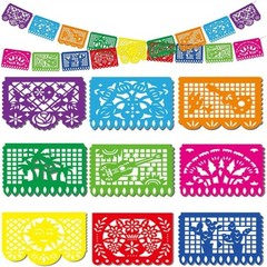 6Pack Mexican Party Banners 108 Feet 12 Patterns Cino de Mayo Fiesta Party Decor