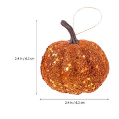 10 Pcs Pumpkin Ornament Artificial Pumpkins Halloween Decoration Props