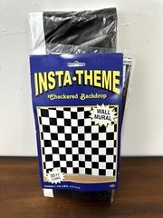 Insta-Theme Checkered Backdrop Party Backdrop 30 Ft. No.52089 Wall Mural