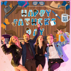 Happy Fathers Day Banner Decorations 70.9X45.3In Extra Large Size Father’S Day B