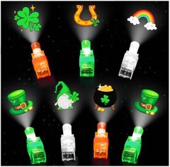 36PCS St Patricks Day Accessories LED Light Up Finger Lights