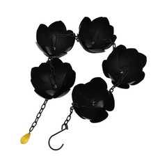 Elegant Lotus Rain Chain for Efficient Outdoor Drainage 1 2 Meter Length