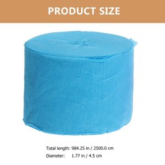 8 Pack Reusable Crepe Paper Streamers Colorful Birthday Party Celebration Props
