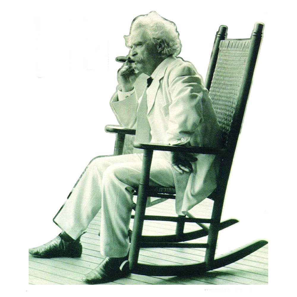 H79184 Mark Twain Cardboard Cutout Standup