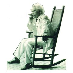 H79184 Mark Twain Cardboard Cutout Standup