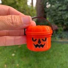 Halloween Pumpkins Small Bucket Cute Pumpkin Trick Bucket ET