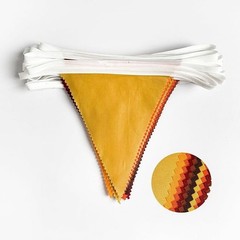 32FT FALL TRIANGLE FLAG BANNER PENNANT GARLAND THANKSGIVING 36PCS
