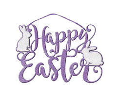 Amscan Easter Script Foam Sign, 9″ x 13 3/8″, Multicolor