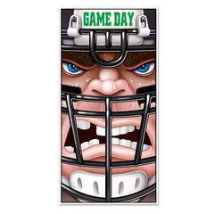 Beistle Fun Game Day Football Player Decoration 30″ x 5′ Plastic Door Cover