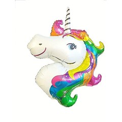 Unicorn Cupcake Wrappers Toppers & Balloon Rainbow Party Supplies