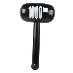 EVERMARKET Giant Inflatable Hammer,Funny Carnival Circus Birthday/Halloween