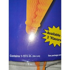 Vintage 1996 Beistle Honeycomb Ice Cream Cone Decorations Chocolate & Strawberry