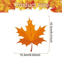 Fall Thanksgiving Hanging Swirls Maple Leaf Foil Ceiling Decor Party 8 PCS