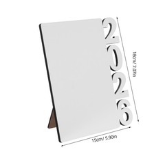 Graduation Season Blank Photo Frame Class of 2026 Sublimation Centerpieces