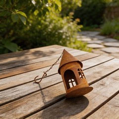 Compact Size Hanging Decor Rustic Candle Holder Decorative Ornament Easy To Hang