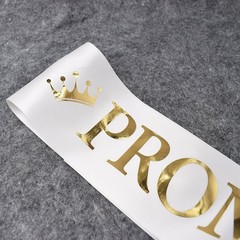 «Prom King» and «Prom Queen» Sashes – Graduation Party School Party Accessori…