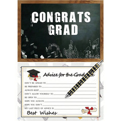 2/10/20/40pcs Graduation Greeting Cards & Pens Convocation Souvenir for Graduate