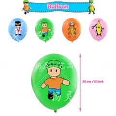 Stumble guys Birthday Party Decor Supplies Balloons Banner Cake Toppers Kids