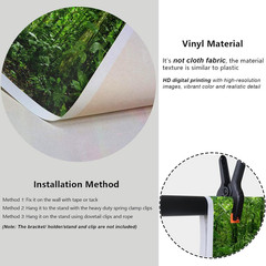 5X3Ft Jungle Forest Trees Backdrops for Photography Summer Woods Wonderland Tree