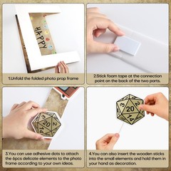 Spooky Rustic Alphabet Photo Booth Prop Weird Things Theme Party Decoration L…