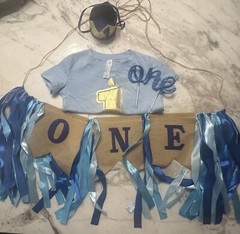 1st Birthday Party Boy Prince Bundle Shirt Size 18 Month