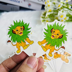 Lion King Birthday Party Cupcake Toppers Disney 24pcs Kids Party NEW, US SELLER