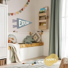 Baby Boy Nursery Decor, Long Live Boyhood Banner Sign for Boys Room Decor Fla…