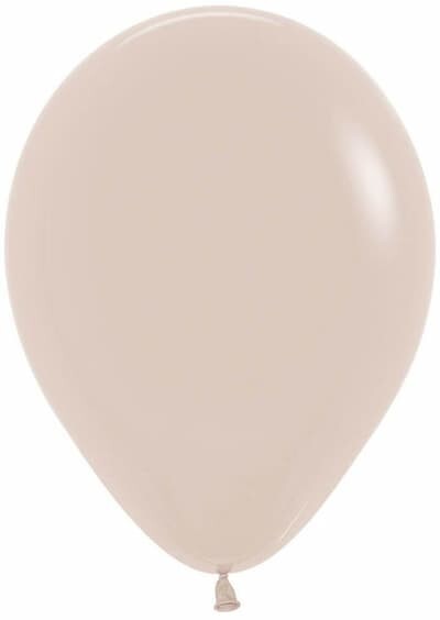 Sempertex 11″ Deluxe White Sand Latex Balloons 100ct