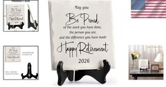 6-Inch Inspirational Retirement Decoration – A Thoughtful Gift for 2026 Retirees